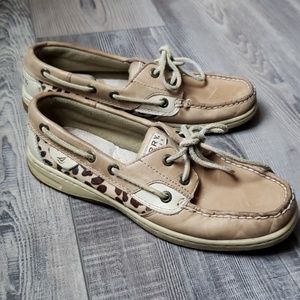 Cheetah Print Sperry Shoes